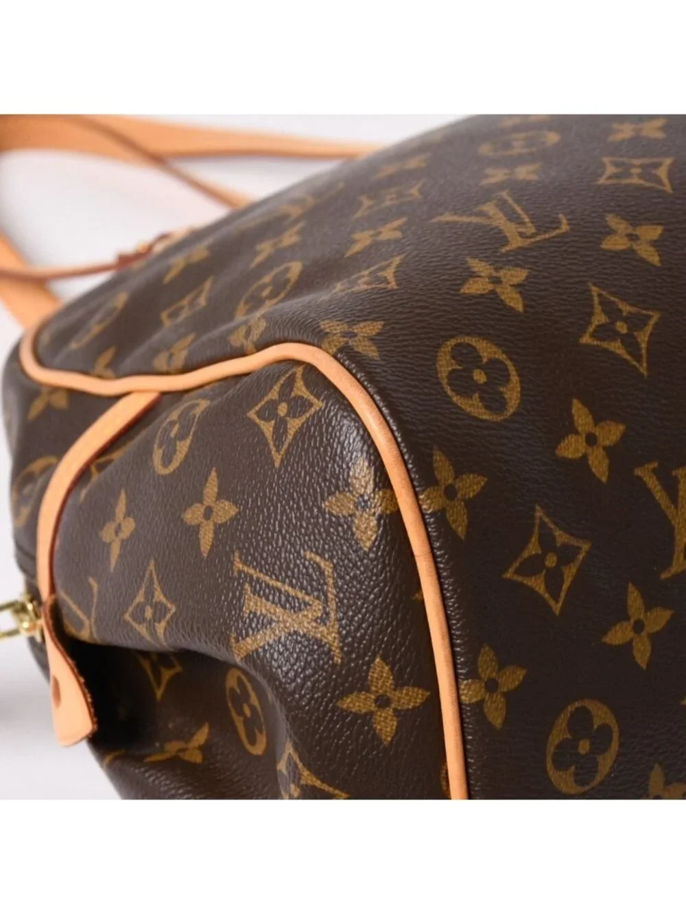 Louis Vuitton Montorgueil GM Shoulder Bag Brown Monogram Canvas Gold
